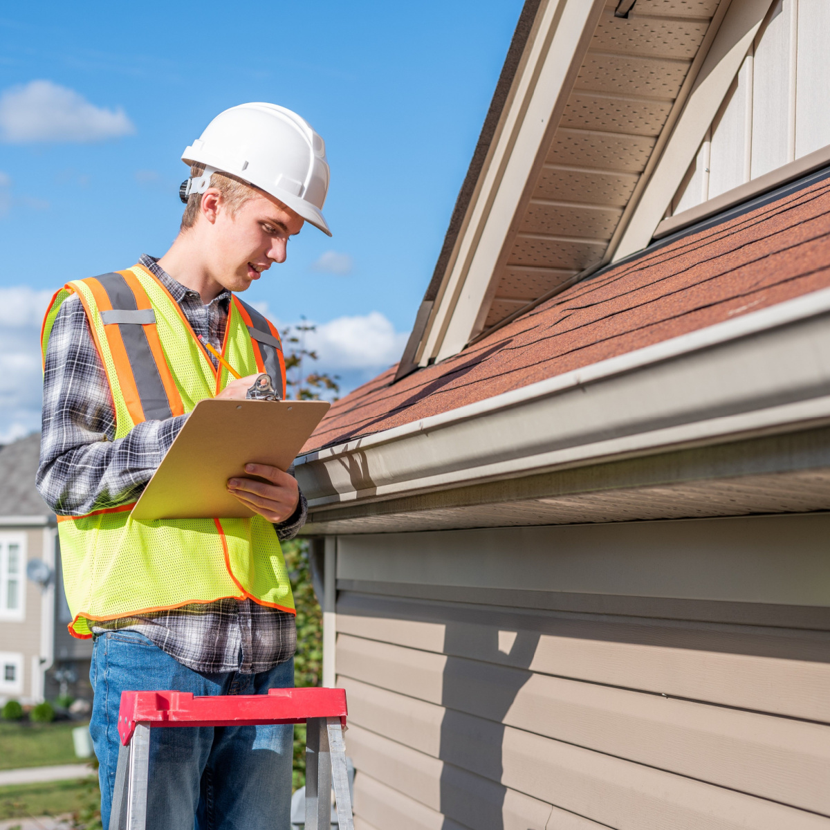 Roof inspection prior to a Cane Island roof replacement