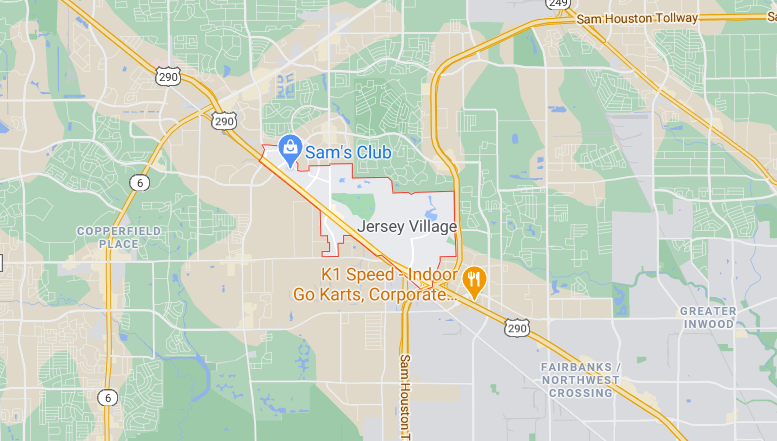 map of Jersey Village